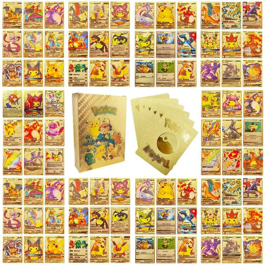 Pokemon Cards Gold foil Collection Bundle - Rare and Exclusive Cards